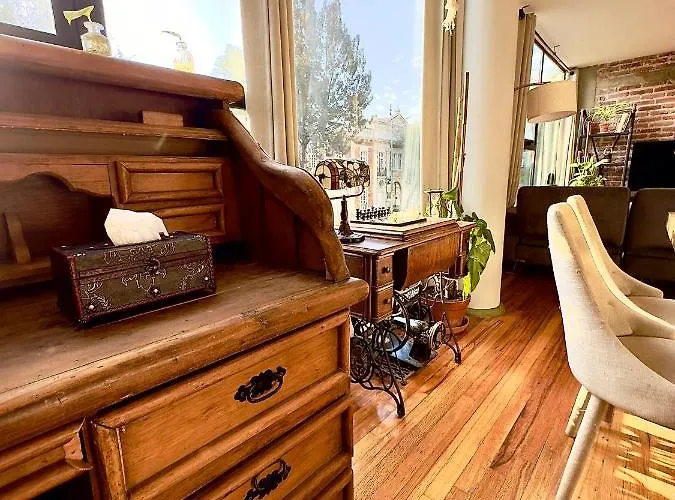 Vintage 1950's Red Brick Apartment Mexico City