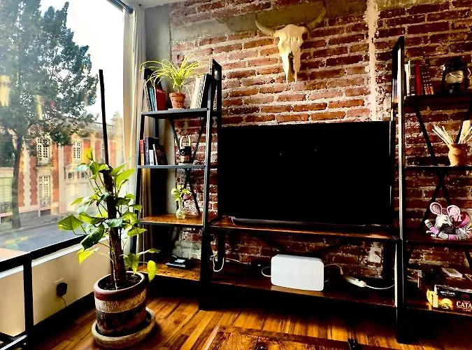 Apartment Vintage 1950's Red Brick Mexico City